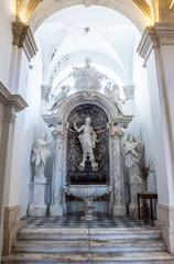 Poster - baptismal font in Assumption Cathedral in Dubrovnik, Croatia