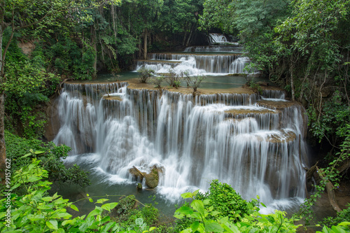 Nowoczesny obraz na płótnie Waterfall landscape in Thailand