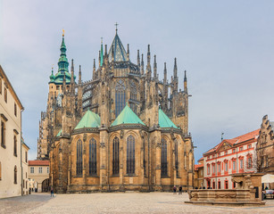 Saint Vitus Cathedral in Prague