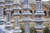 detalles de las cerámicas de la plaza de España de Sevilla