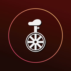 Wall Mural - Unicycle icon