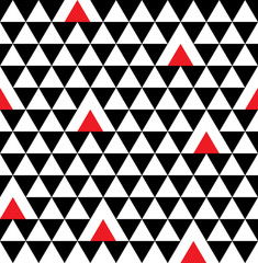 Wall Mural - triangle geometric seamless pattern. fashion unusual graphic background design. modern stylish textu