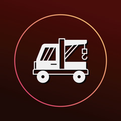 Canvas Print - Tow truck icon