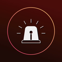 Poster - alarm icon