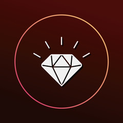 Poster - diamond icon