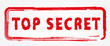 Red Top Secret Stamp