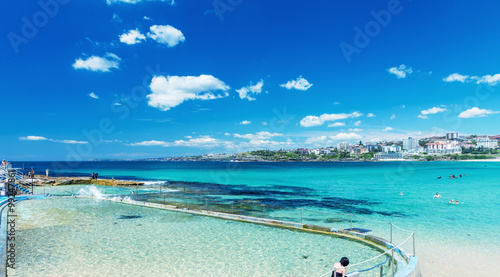Plakat na papierze fotorealistycznym Bondi beach and coast, sydney - australia