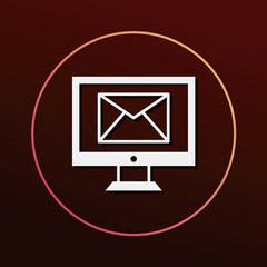 Sticker - office mail icon