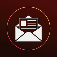 Sticker - office mail icon