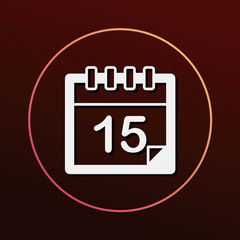 Canvas Print - calendar icon