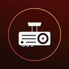 Sticker - video player icon