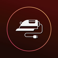 Sticker - iron icon