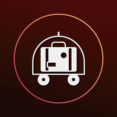 Poster - suitcase icon