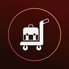 Poster - suitcase icon