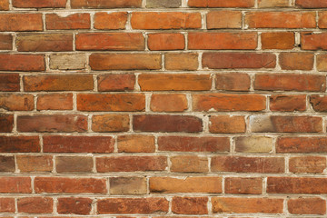 Wall Mural - background old rough brick wall