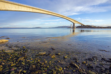 The Bridge To Isle Of Skye At Sunrise - Scotland, UK