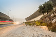 The Israeli West Bank barrier south of Jerusalem