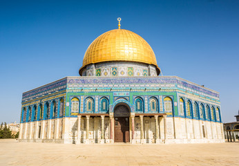 Dome of the Rock mosque in Jerusalem, Israel