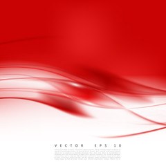 Wall Mural - red background curve.