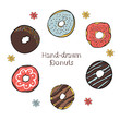 43-2_Set of Hand-drawn Dougnuts