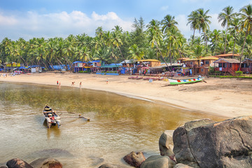 Wall Mural - India, Goa, Palolem beach