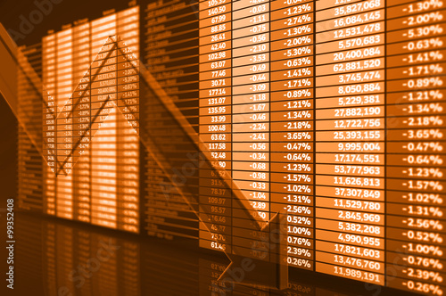 Fotografía  Borsa, mercato, crollo dei mercati, perdita guadagni, banca rotta