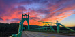 St. John's Bridge in Portland Oregon, USA