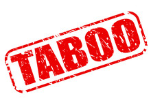 Taboo Red Stamp Text