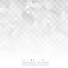 Wall Mural - abstract geometric shape from gray triangle.
