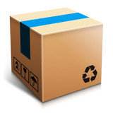 Fototapeta  - Cardboard package