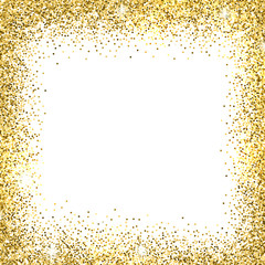 Wall Mural -  Gold glitter background. 