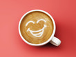 Face Laughing Coffee Cup Concept