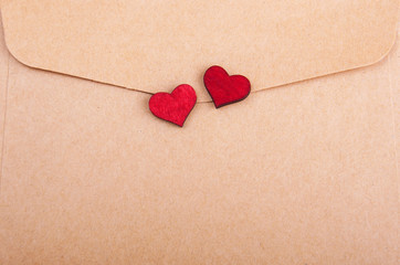 Sticker - Envelope with hearts