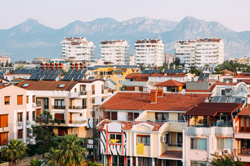 Wall Mural - Urban development in the city of Antalya,