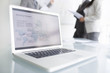 © Blue Jean Images - Laptop on office desk