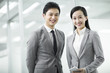 © Blue Jean Images - Happy business associates