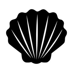 seashell / shellfish flat icon for apps and websites
