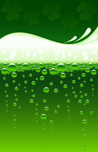 Green Beer Background