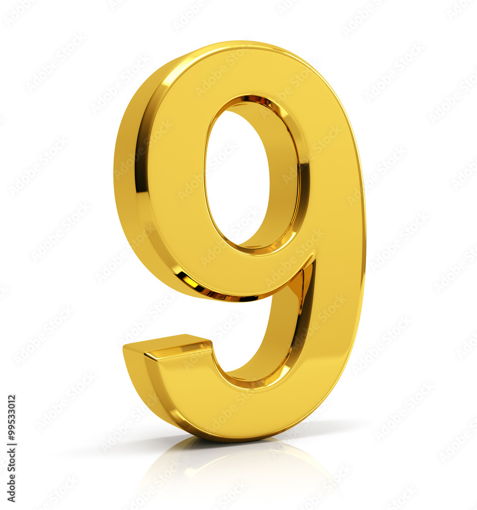 9 -10.5 HOUSE NUMBER 9 Arial Acrylic Large Floating Cool Stylish  main image 2