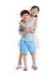 © Blue Jean Images - Happy little girl and little boy