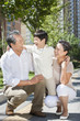 © Blue Jean Images - Amused grandparents and grandson