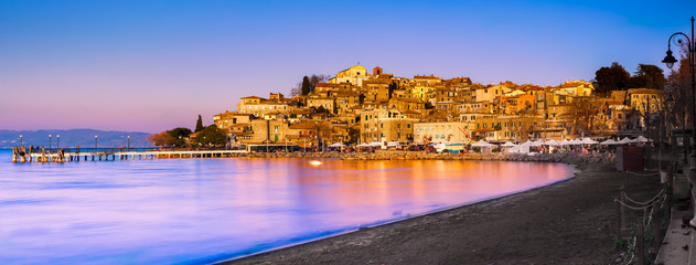 Sunset Anguillara Sabazia Bracciano Lake