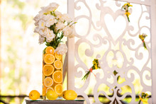 Lemons Decor. Vase