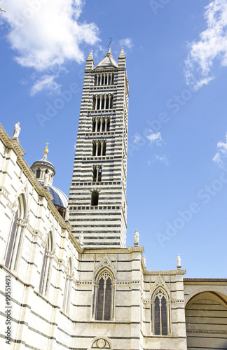 Fotografie, Obraz Detalles arquitectónicos de la Catedral de Florencia, La Toscana, Italia