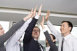 © Blue Jean Images - Businesspeople cheering