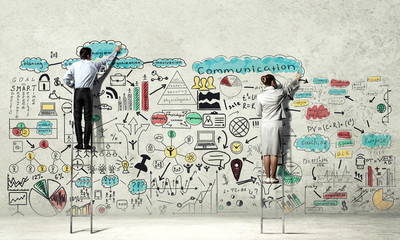 Wall Mural - Business strategy seminar