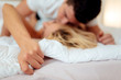 © NDABCREATIVITY - Tenderness od a beautiful couple in bedroom