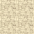 © mir_vam - Seamless pattern with funny bears
