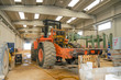 © osmar01 - Marble quarry Industrial / Industrial marble quarry, with cut blocks and workers and machines bulldozer at work.