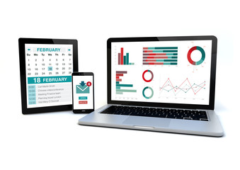 Canvas Print - responsive design concept
